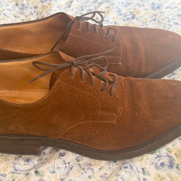Sid Mashburn suede blucher dress shoes